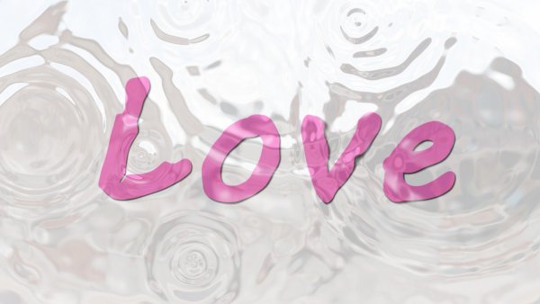 Обои с надписью Амор