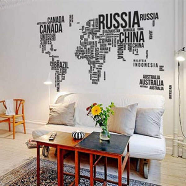 Наклейка на стену лофт