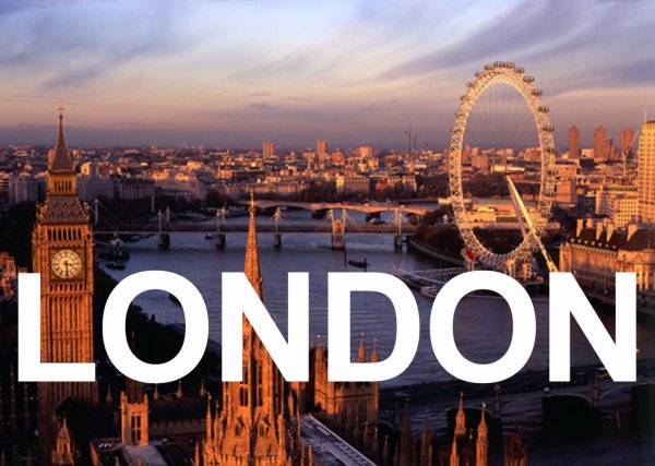 Лондон надпись