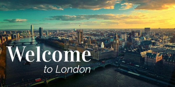 Лондон с надписью Лондон