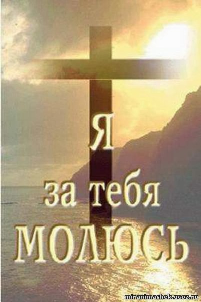 Я за тебя молюсь