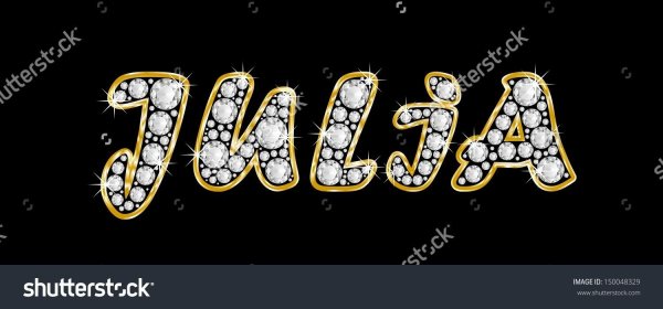 Красивое написание имени Юлия