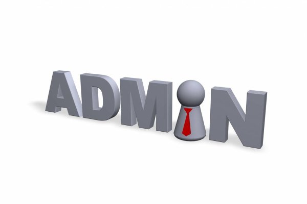 Admin надпись