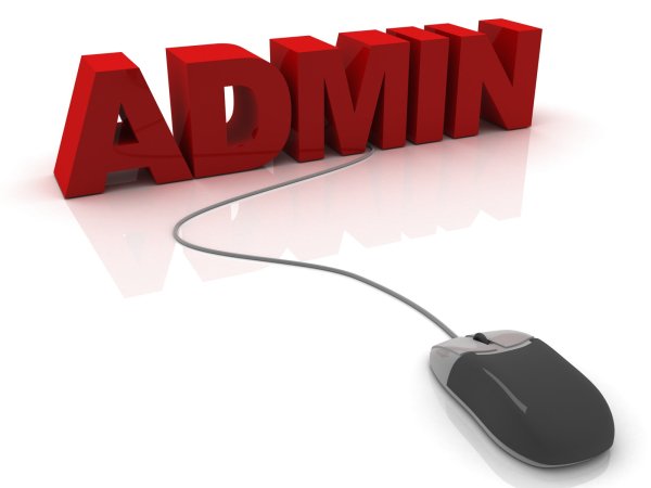 Admin надпись
