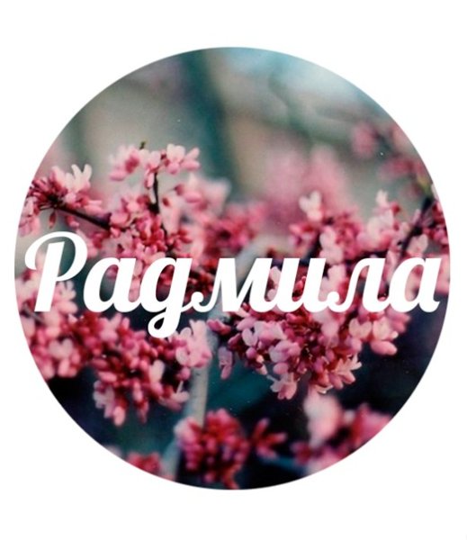 Фото с надписью Амина