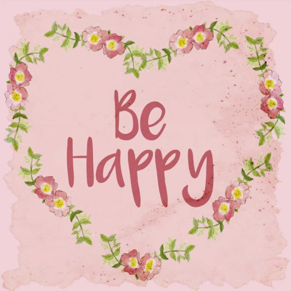 Be Happy открытка