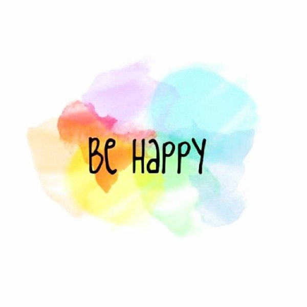 Be Happy надпись картинка
