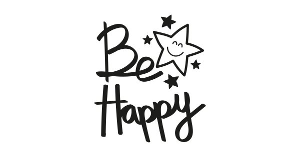 Be Happy надпись