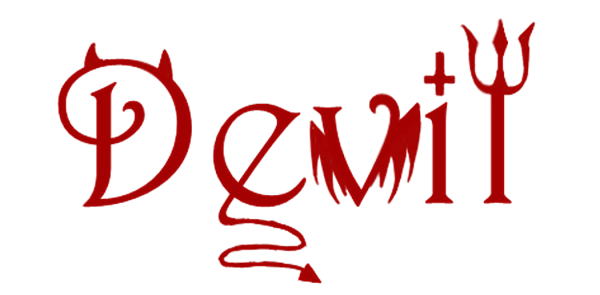 Devil надпись