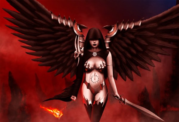 Девушка демон