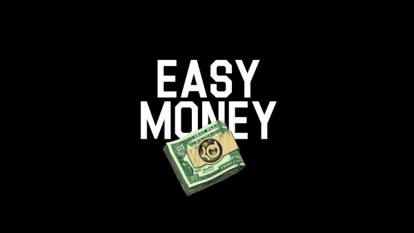Надпись easy money