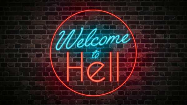 Неоновая вывеска Welcome