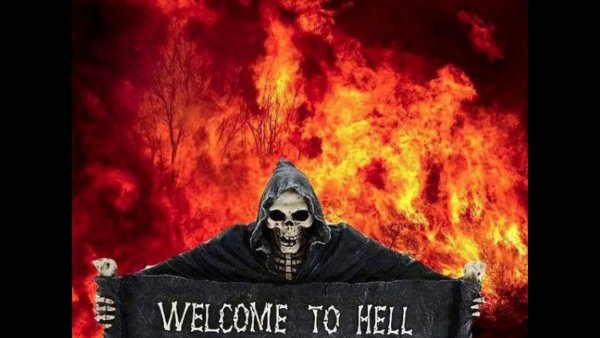 Welcome to Hell надпись