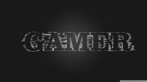 Геймер надпись