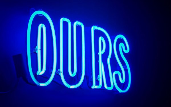 Неон надпись