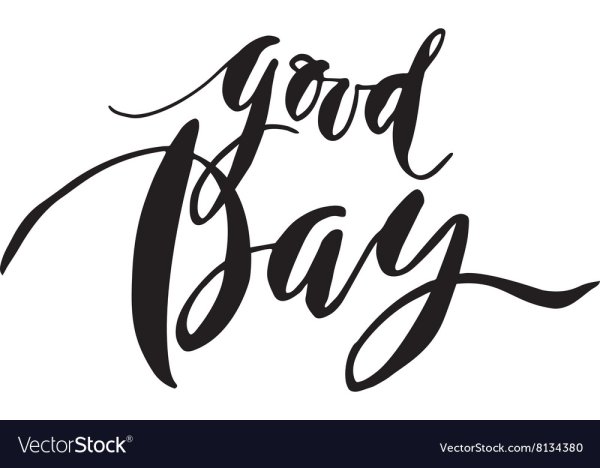 Good Day леттеринг