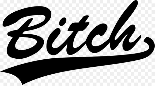 Надпись Бич на прозрачном фоне