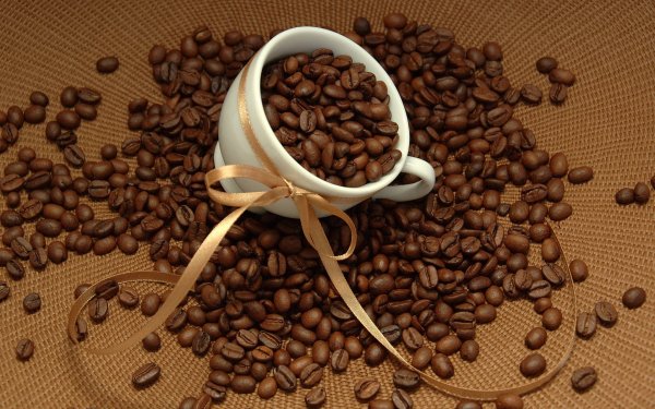 Кофе зерна надпись