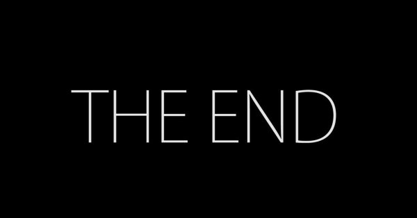 The end надпись