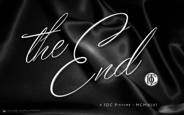 Конец на черном фоне