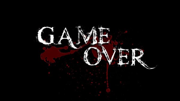 Надпись game over