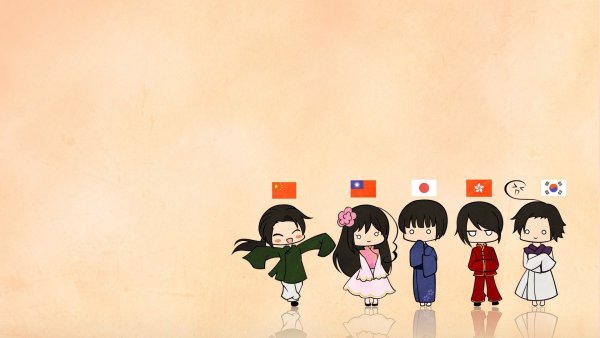 Обои на компьютер в корейском стиле