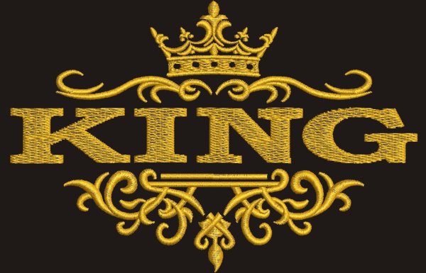 King надпись