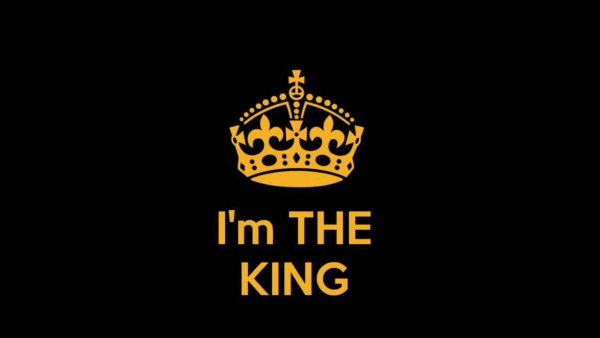 King на черном фоне