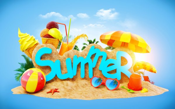 Summer надпись