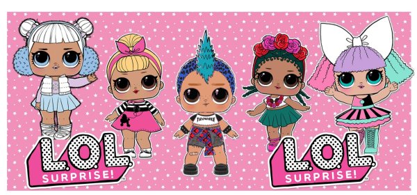 Куклы ЛОЛ макет для кружки