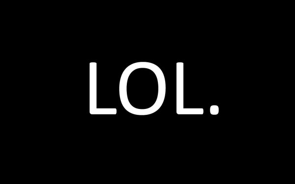 Lol надпись