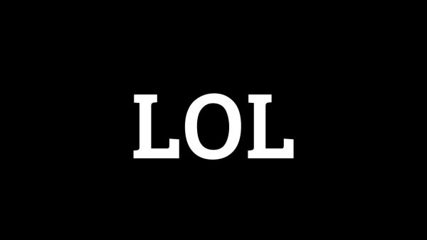 Lol надпись