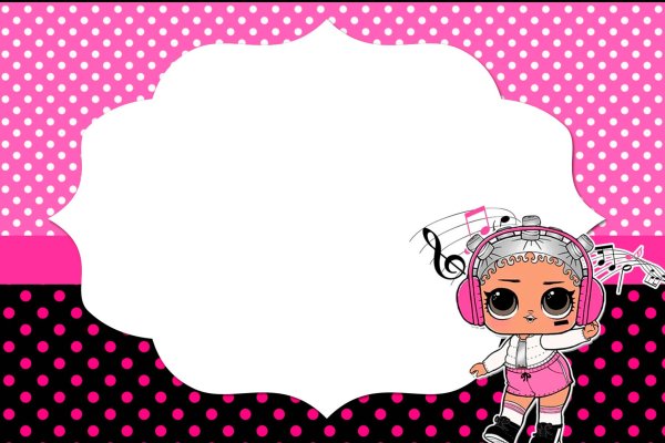 Пригласительные куклы ЛОЛ