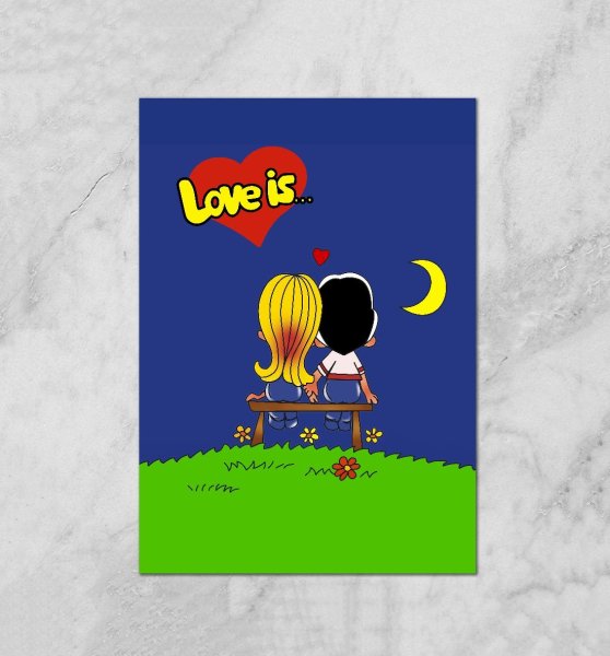 Лав из этикетка