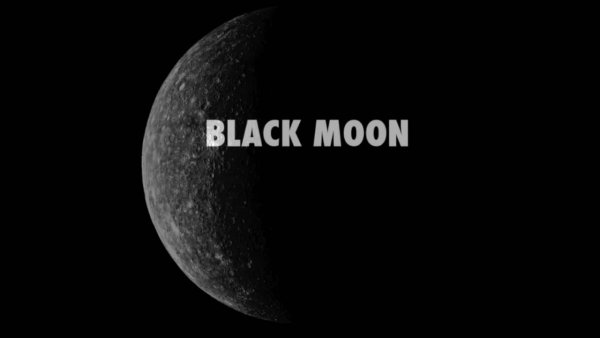 Надпись Black Moon