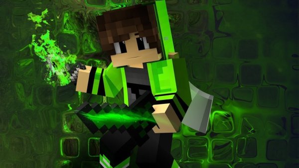 Зеленый скин