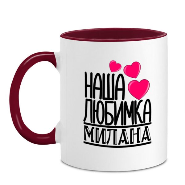 Кружка с именем Милана