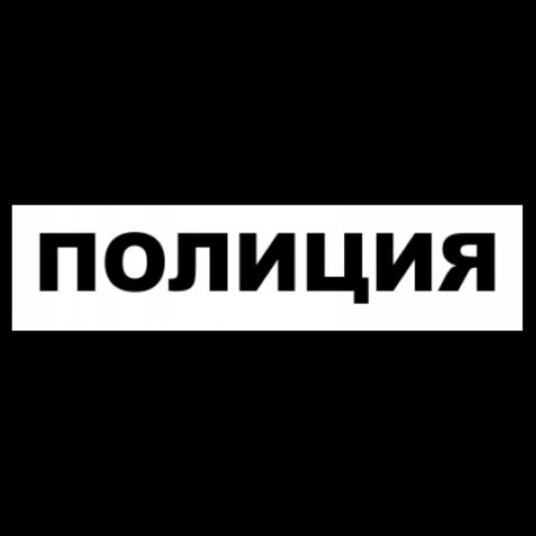 Наклейка полиция