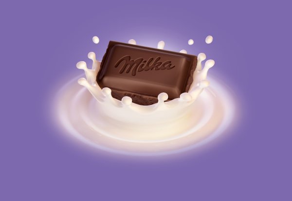 Фон шоколадки Милка