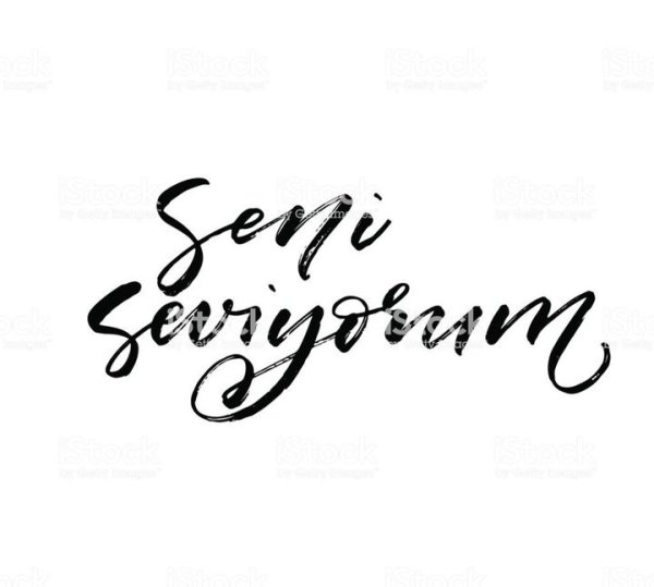 Люблю тебя на турецком языке