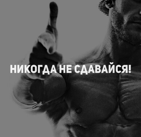 Никогда не сдавайся мотивация