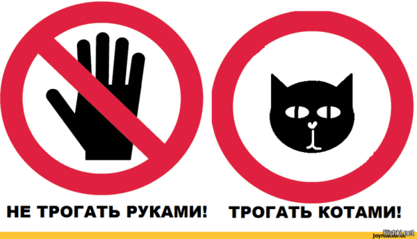 Руками не трогать табличка