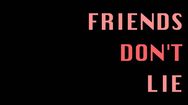 Обои с надписью френдс