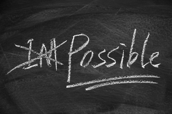 Nothing is Impossible красивым шрифтом