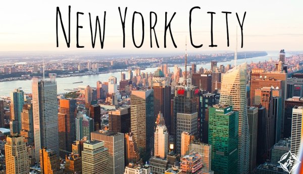 Красивая надпись Нью-Йорк