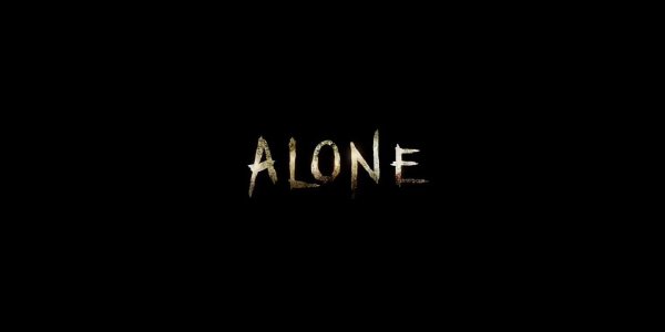 Alone надпись