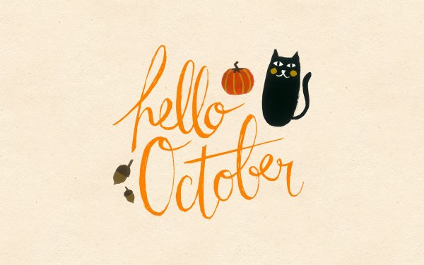 Обои на рабочий стол hello October