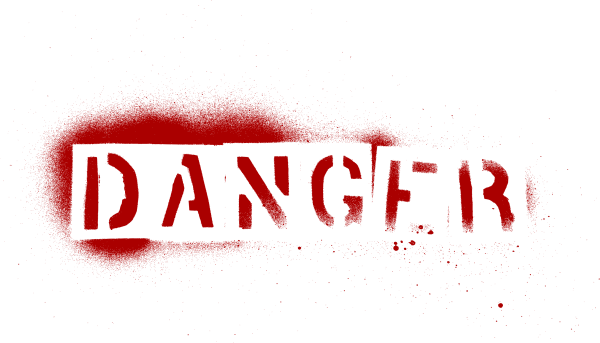 Danger на прозрачном фоне