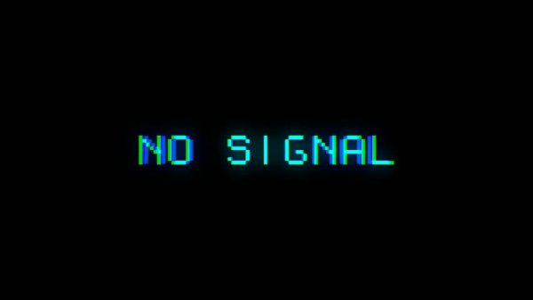 Надпись Error на черном фоне