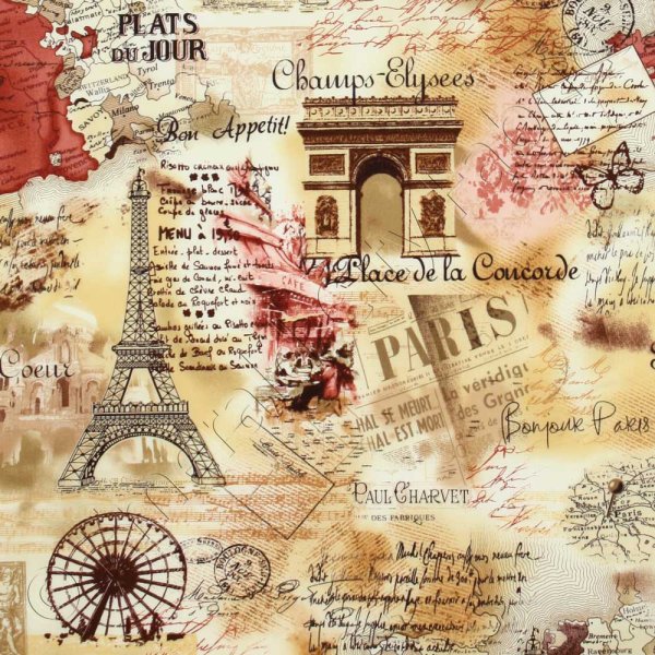 Французский стиль коллаж